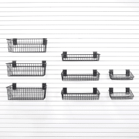 Expansive Slatwall Large Basket Bundle for Garage Organization