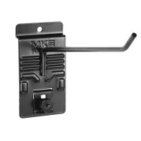 Large Straight Hook for Efficient Garage Organization - Ideal for Brooms, Lawn Chairs, and Ski Poles on Milwaukee Slatwall.