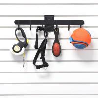 Efficient Multi Prong Hook for slatwall storage
