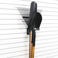 Space-saving Tool Hook for garage wall storage