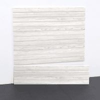 Upgrade your garage with Milwaukee Slatwall's 4ft Whitewood Laminated PVC, offering supreme durability and a fresh, clean look in a compact size.