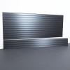 Close-up photo of Steel Slatwall panel texture and slot details