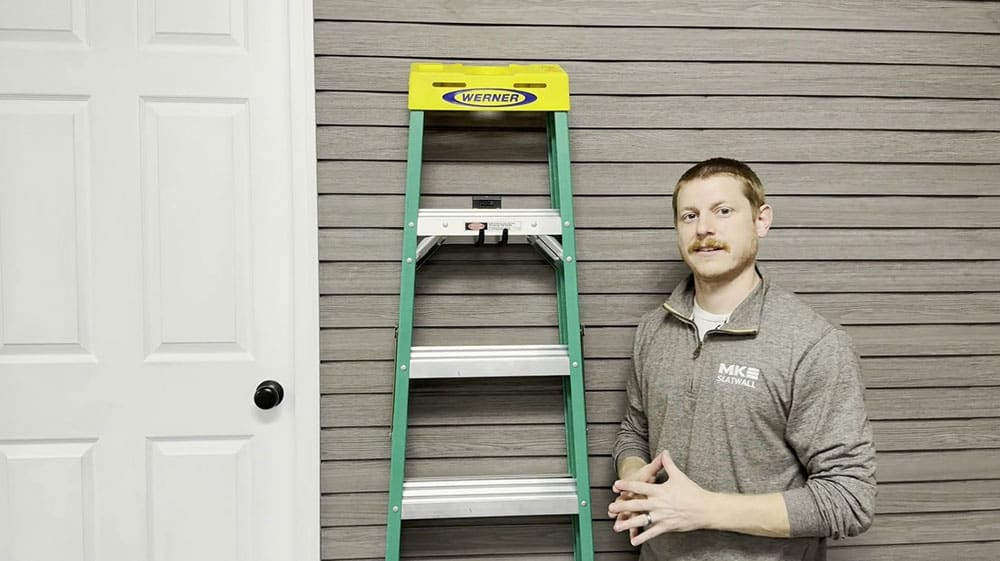 Hex Lock System Demonstration for Secure Garage Slatwall Fastening for all garage storage.