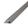 Laminate J Trim in various colors including Textured Grey, White, and natural wood finishes for secure and aesthetic slatwall panel edge finishing.