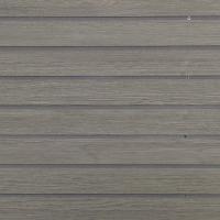 Detailed view of Barnwood laminate PVC slot inserts tailored for slatwall systems, offering enhanced durability and design.