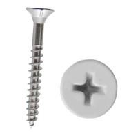Color Matching Screws for Textured White Slatwall Panels