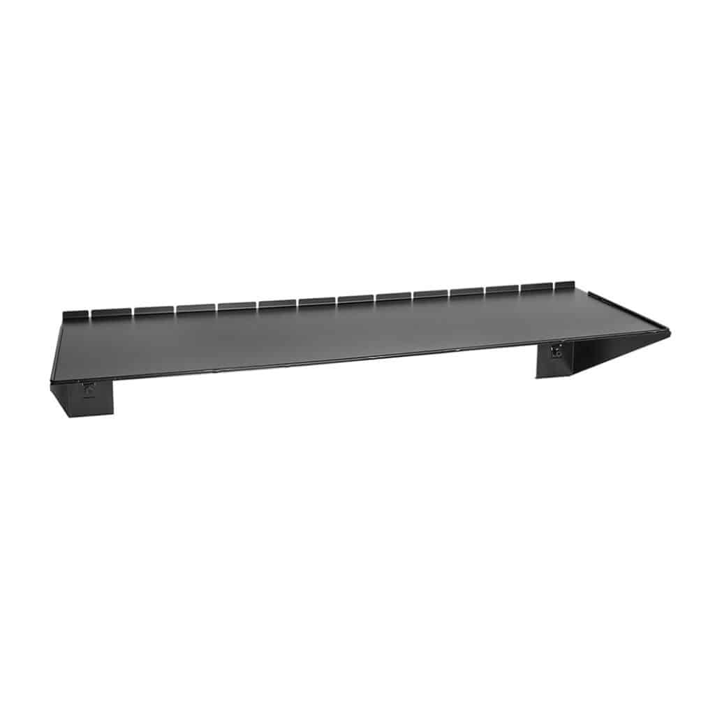 Sturdy Metal Shelf for Slatwall - 150lbs Capacity for Garage Organization