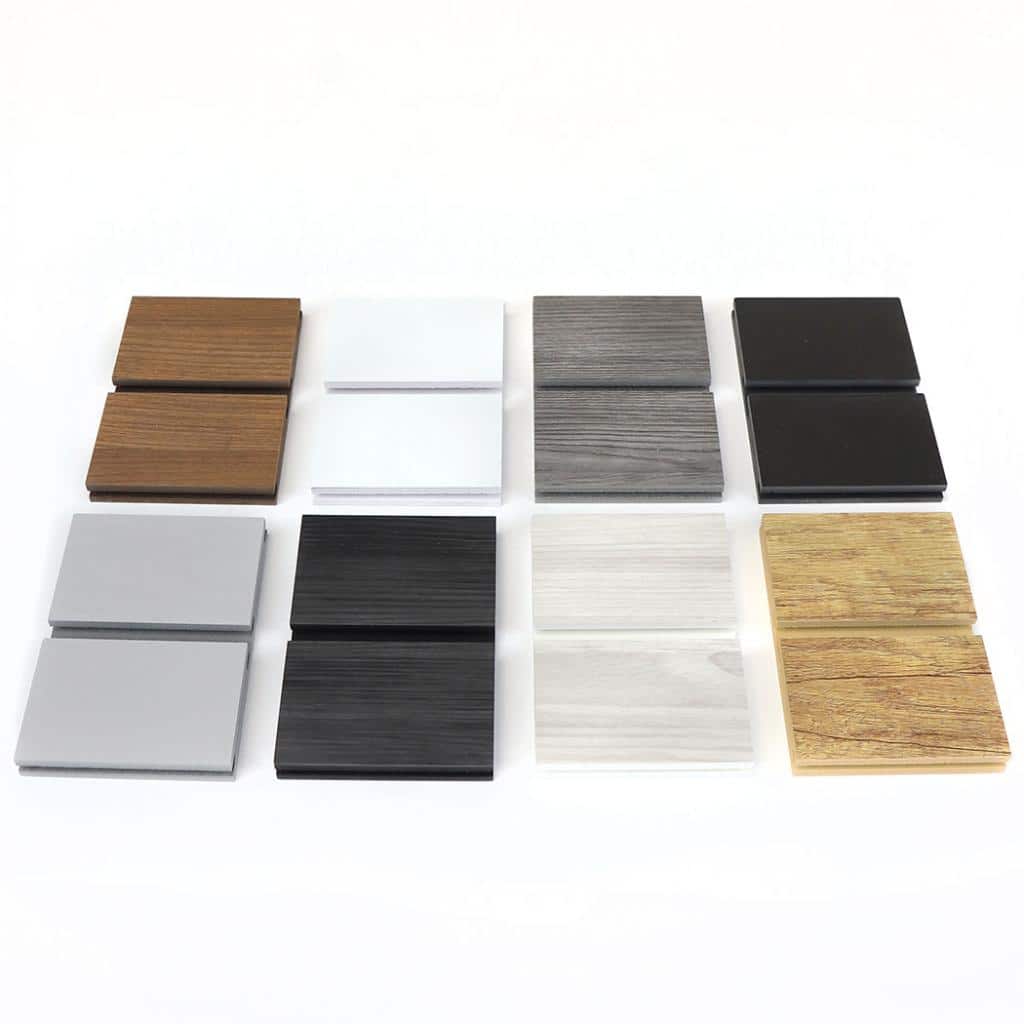 MKE Slatwall Color Chip Sample Set | Choose Your Finish
