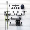 Large Ski Storage Bundle with Slat Wall Hooks and Ski Racks