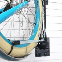 Space-Saving Fender Bike Rack for Garage Organization