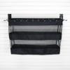 Extra Large Grab & Go Tote Bag mounted on slatwall for garage storage