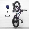 Space-Saving Fat Tire Bike Wall Rack for Garage Slatwall