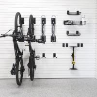 Extra Large Steadyrack Mountain Bike Storage Bundle with slatwall accessories