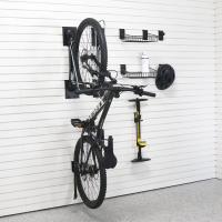 Garage setup featuring the Medium Steadyrack Mountain Bike Storage Bundle