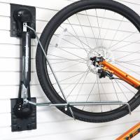 Space-Saving Mountain Bike Rack for Garage Slatwall