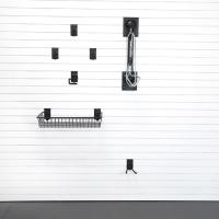 Adjustable Mountain Bike Storage for Garage Slatwall