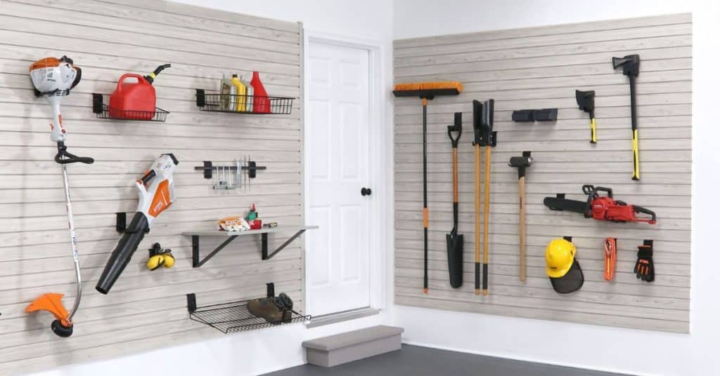 How To Create a Garage Workstation With Slatwall Panels