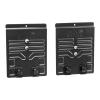 Steadyrack ProFlex bike rack mounted on MKE Slatwall garage wall storage system for vertical bicycle storage