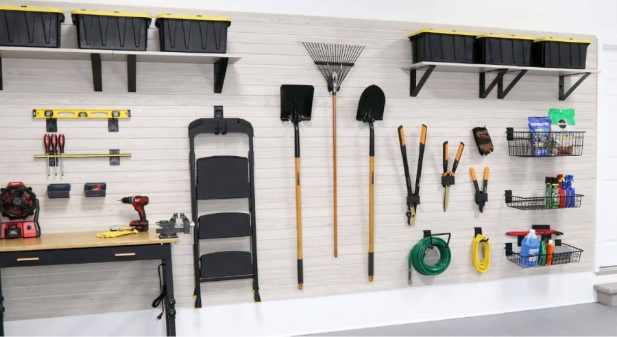 How To Store Tools Efficiently Using Garage Slatwall